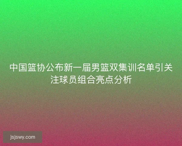 中国篮协公布新一届男篮双集训名单引关注球员组合亮点分析